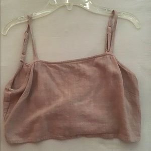 Tie-back crop top from pacsun